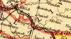 map of 1882 riga and surrounding areas